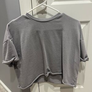 Forever 21 grey crop